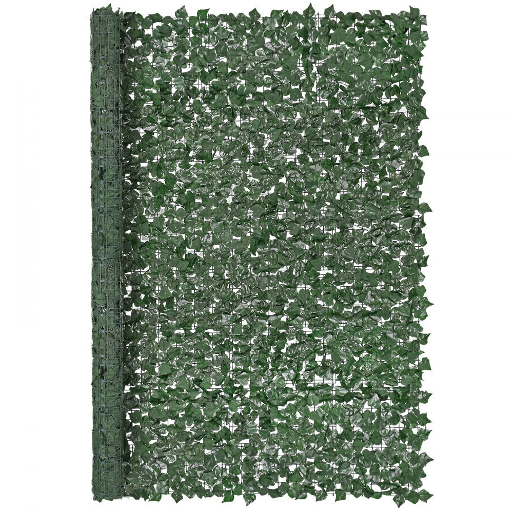 Ivy Privacy Fence, 96 x 72 in Artificial Green Wall Screen, Greenery Ivy Fence with Strengthened Joint, Faux Hedges Vine Leaf Decoration for Outdoor Garden, Yard, Balcony, Patio Decor