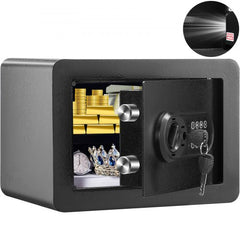 Safe 0.5 Cubic Feet Home Safe Steel for Cash Gold 13.8 x 9.8 x 9.8 inch