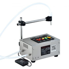 Liquid Filling Machine, 10-4000ml Filling Capacity, Automatic Bottle Filler Machine Bottling Machine Digital Control for Milk, Water, Wine, Beverage, Soy Sauce, Vinegar, Alcohol (Single Nozzle)