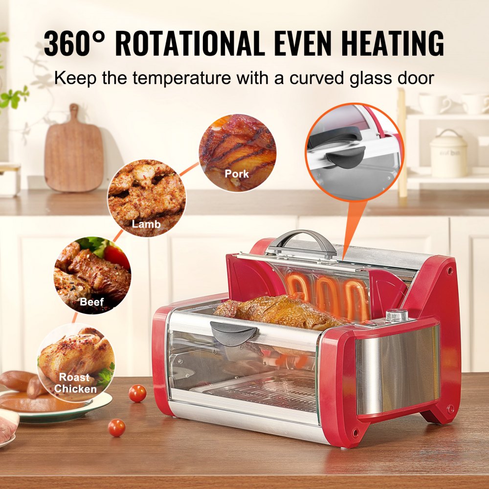 Stainless Steel Shawarma Grill Machine Electric Gyro Rotisserie Doner