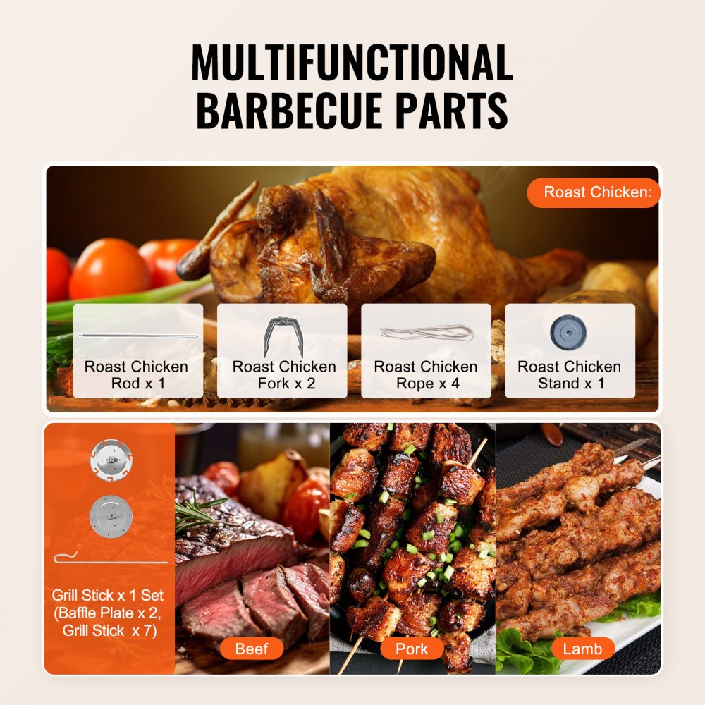 Stainless Steel Shawarma Grill Machine Electric Gyro Rotisserie Doner