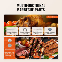 Stainless Steel Shawarma Grill Machine Electric Gyro Rotisserie Doner
