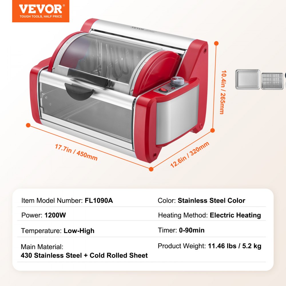 Stainless Steel Shawarma Grill Machine Electric Gyro Rotisserie Doner