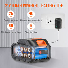 Cordless Pressure Washer, 652-PSI 1.0 GPM Portable Power Cleaner, Handheld High-Pressure Car Washer Gun with 4.0Ah Battery, Charger, 6-in-1 Nozzle, for Home/Floor Cleaning & Watering