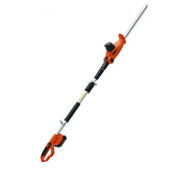 20V Cordless Hedge Trimmer, 18 inch Double-edged Steel Blade, Pole Hedge Trimmer Kit 20V Battery, Fast Charger Included, 74"-94" Telescoping Design for High Branches