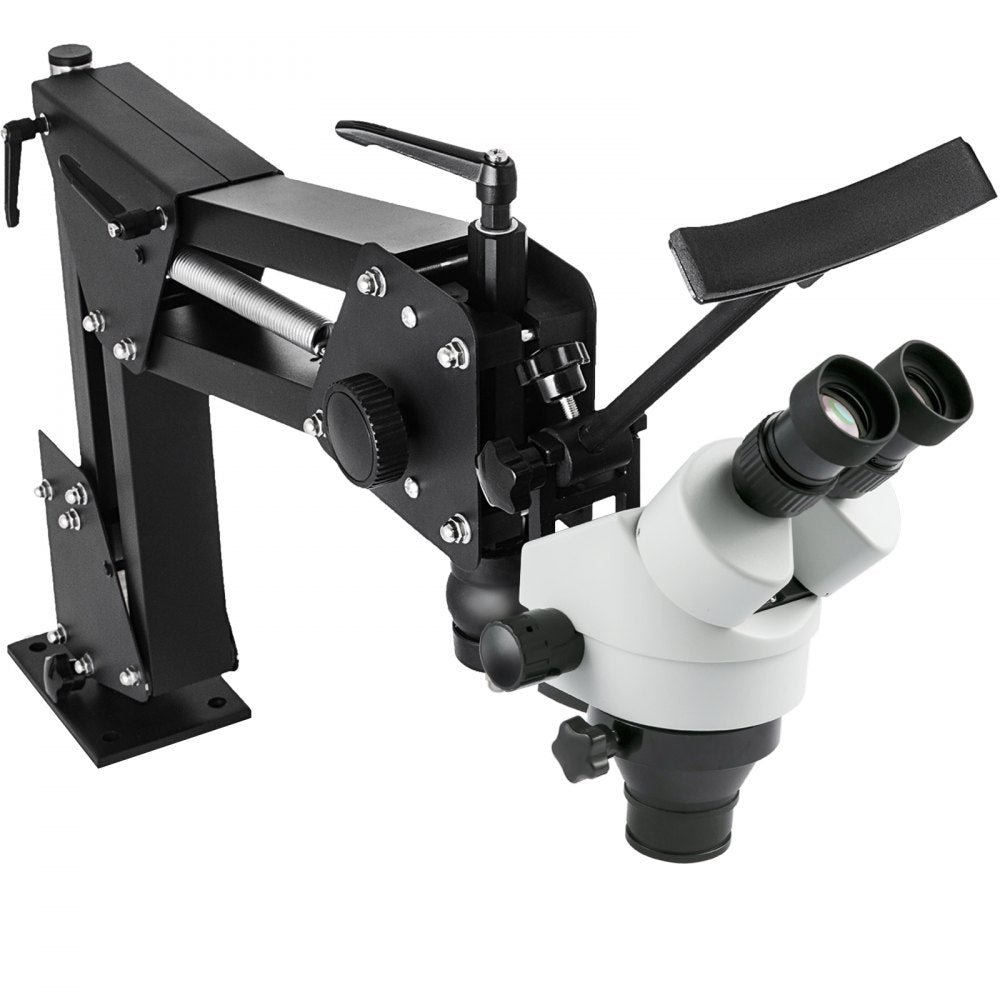 Bostome 7X-45X Jewelry Microscope with adjustable spring bracket and ergonomic eyepiece.