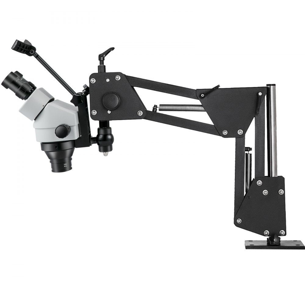 Bostome 7X-45X Jewelry Microscope with Spring Bracket for detailed gem setting and adjustments.
