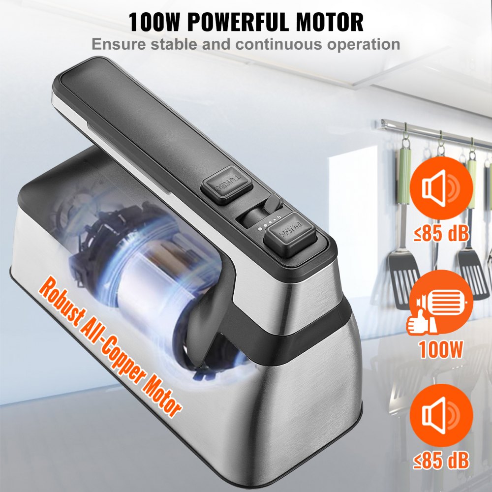 Cordless Electric Hand Mixer, 250W, Continuously Variable Electric Handheld Mixer, with Turbo Boost Beaters Dough Hooks Storage Bag, Baking Supplies for Whipping Mixing Egg Cookie Cake Cream