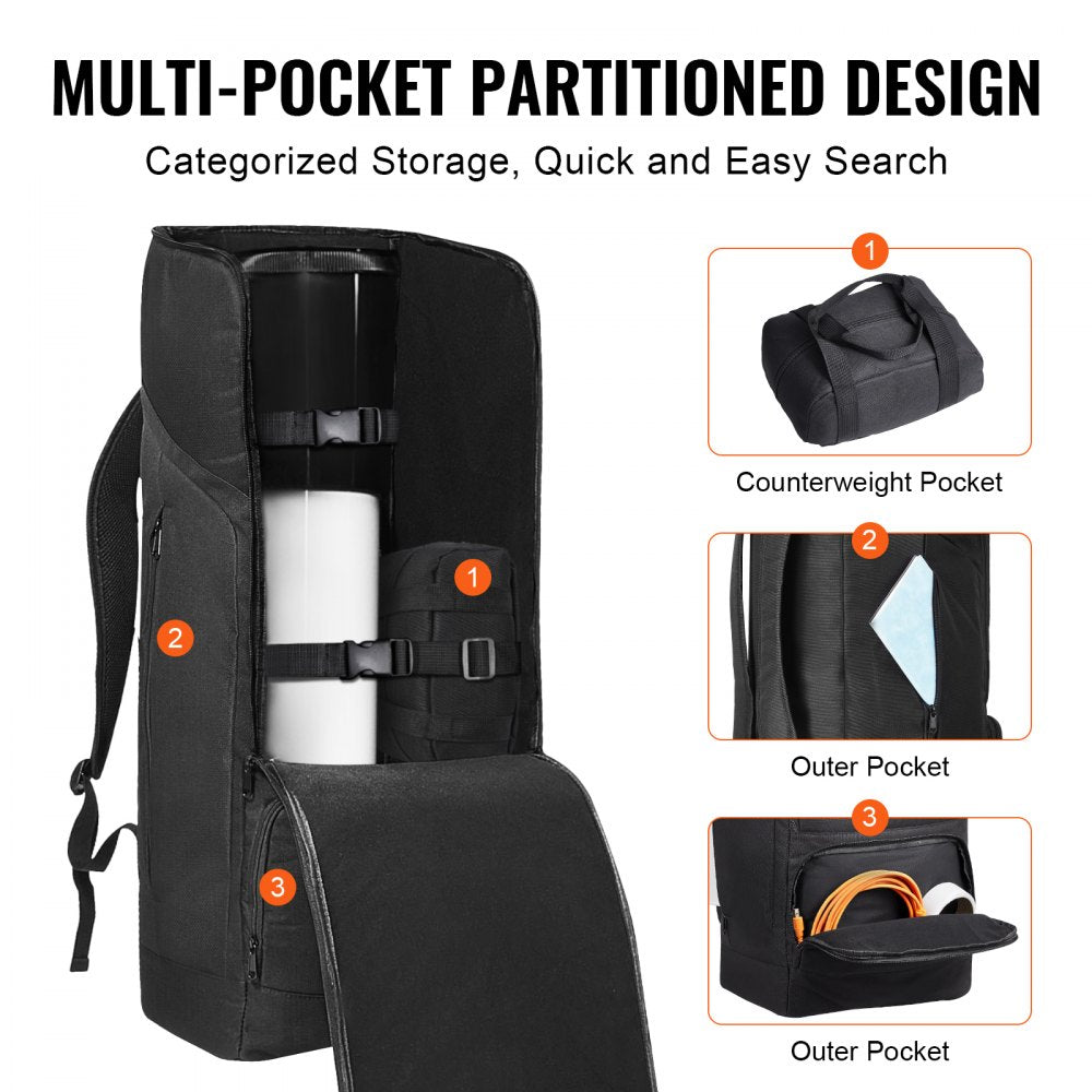 Telescope Case 29.9" Multipurpose Shock-Absorbent Telescope Storage Bag