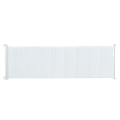 Retractable Baby Gate, 34.2" Tall Mesh Baby Gate, Extends up to 116.1" Wide Retractable Gate for Kids or Pets, Retractable Dog Gates for Indoor Stairs, Doorways, Hallways, Playrooms, White