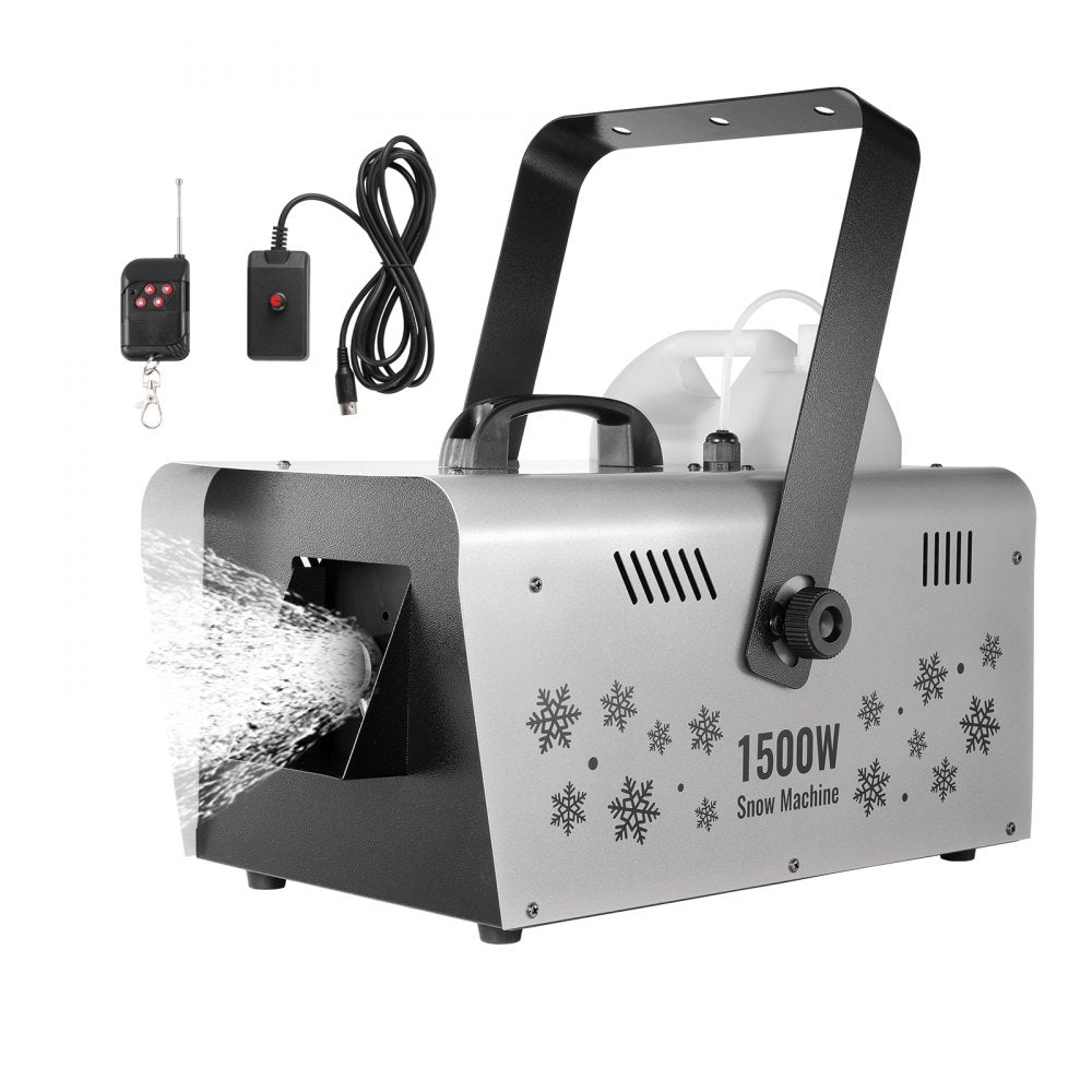 Snow Machine 1500W Wireless Remote Handheld Hanging Snow Making Machine