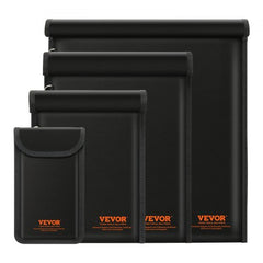 Faraday Bag, 4 Pack Faraday Pouch Set for Laptop(16.9x15), Tablet(13x10.2), Phone(7.9x4.7) & Radio(10.6x7.9), Fireproof Signal Blocking Holder Faraday Pouch for Anti-Theft & Anti-Hacking