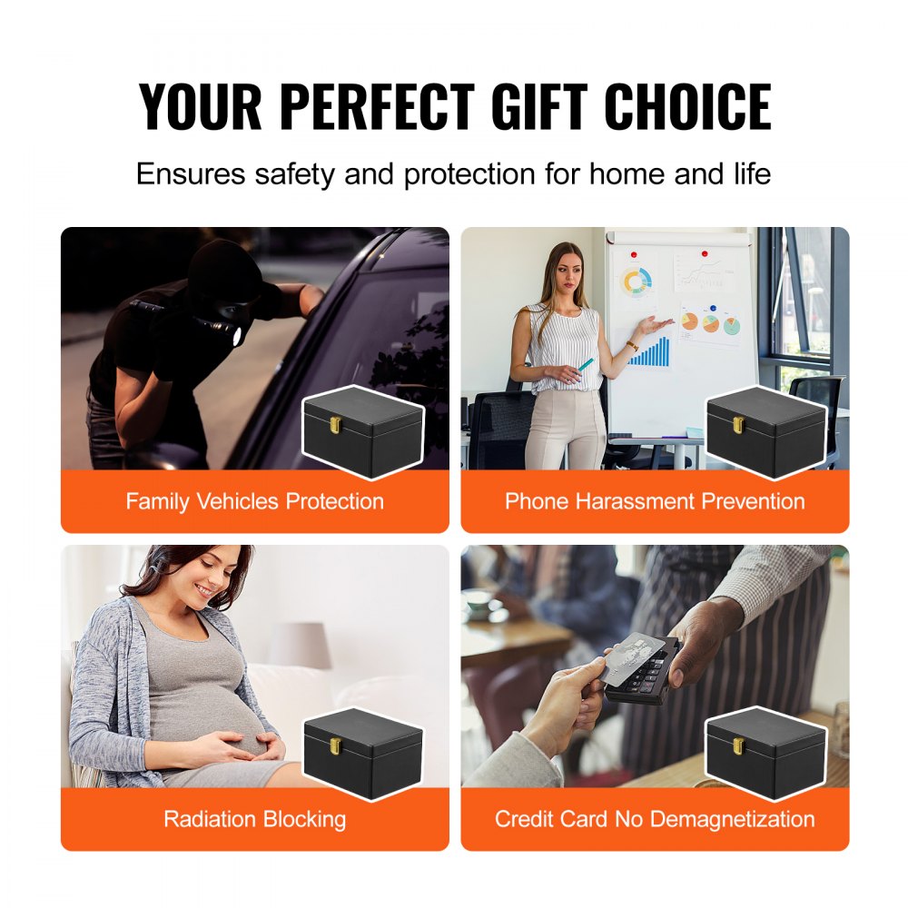Faraday Box Signal Blocking Holder for 5~8 Car Keys Key Safe Protector，Car Key Signal Blocking Box Box for Car Security