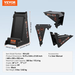Ladder Levler 380lbs Load PP Leveling Tool with Storage for Uneven Ground