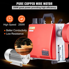 Bostome 250W drain cleaner machine with 66FT steel cable and manual feeding control.