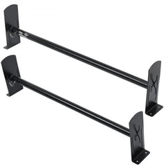 Van Roof Ladder Rack, 2 Bars Alloy Steel Roof Racks, 500 LBS Capacity Rain-Gutter Roof Rack, Adjustable Length 35.8"-57.5", Van Ladder Rack Compatible with Chevrolet Express, GMC Savana, etc