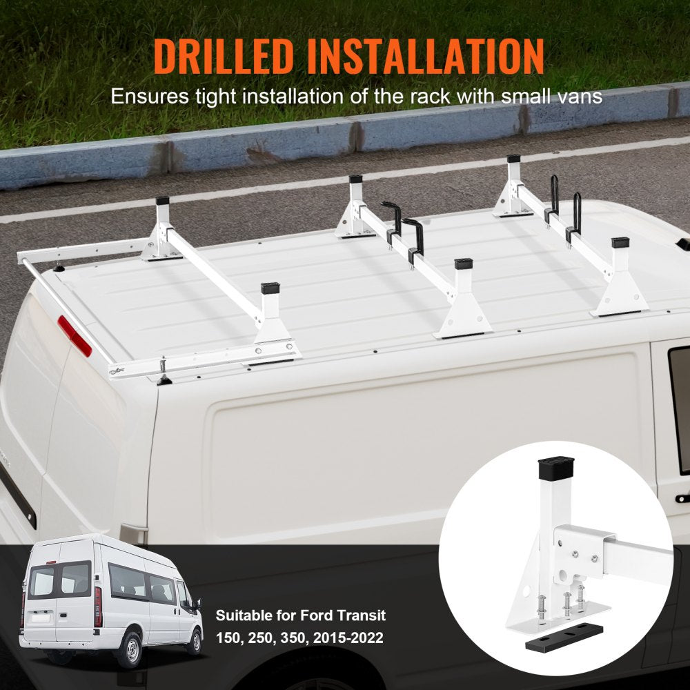 Trailer Ladder Rack Van Roof Ladder Rack for Ford Transit Custom 2013-2024