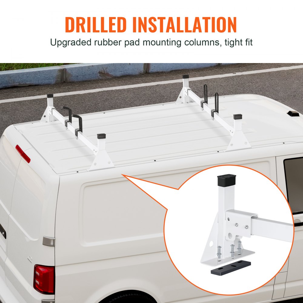 Trailer Ladder Rack Van Roof Rack for Ford Transit 150, 250, 350, 2015-2022