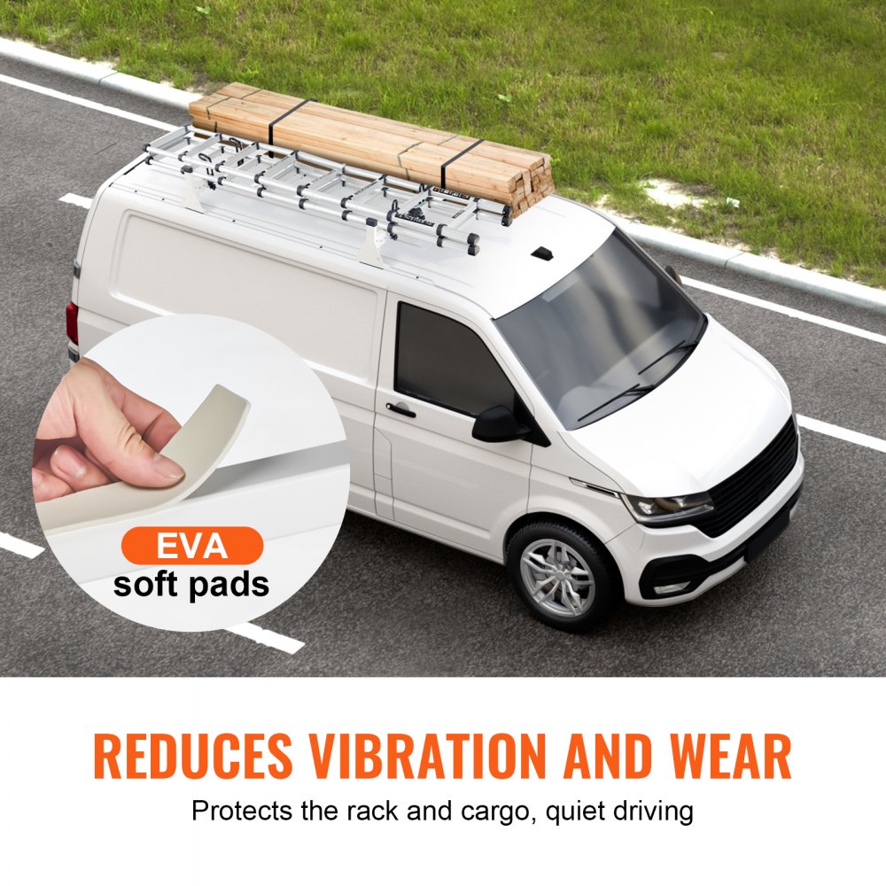 Trailer Ladder Rack Van Roof Rack for Ford Transit 150, 250, 350, 2015-2022