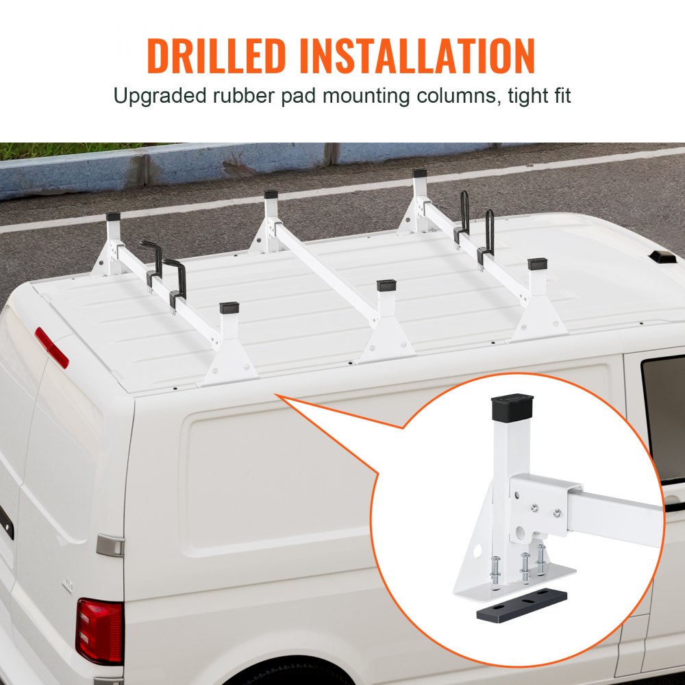 Trailer Ladder Rack Van Roof Rack for Ford Transit 150, 250, 350, 2015-2022