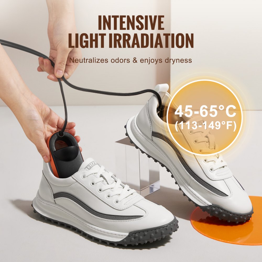 Bostome Portable Boot & Shoe Dryer with auto temp control and fireproof ABS construction.