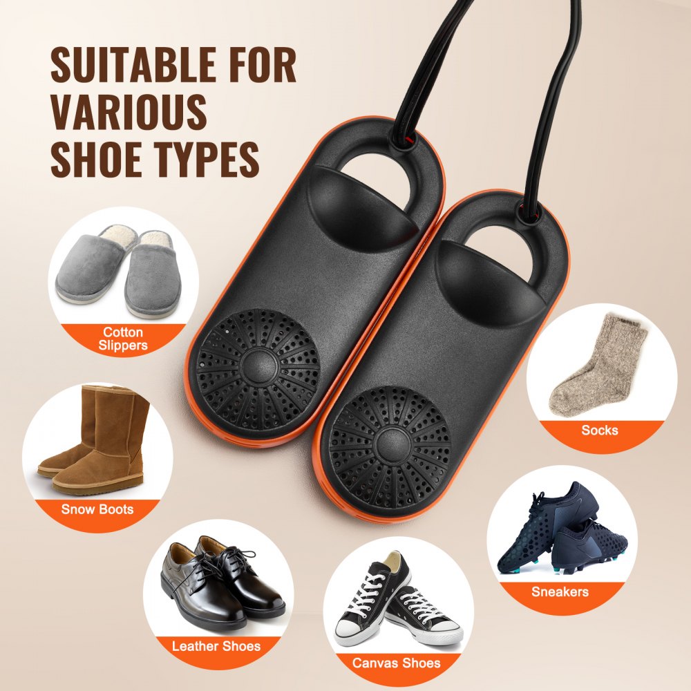 Bostome Portable Boot & Shoe Dryer with auto temp control and fireproof ABS construction.