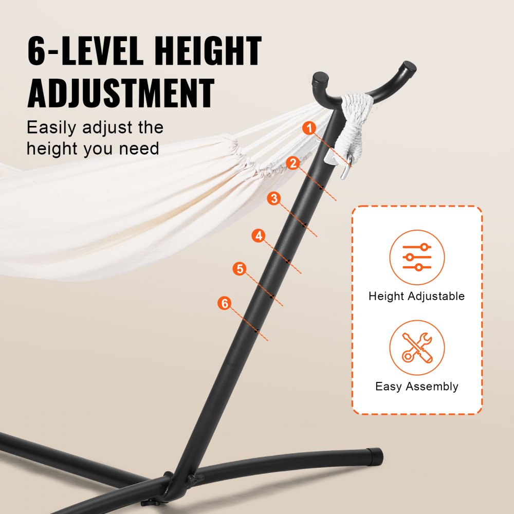 Steel Hammock Stand 450 lbs Hammock Frame Fits 10-13 ft Hammocks Portable