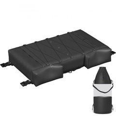 T-Top Storage Bag, for 6 Type II Life Jackets, w/ a Boat Trash Bag, 600D Oxford Fabric Life Vests Storage Bag for Most T-Top Boats, Bimini Tops and Pontoon Tops (Life Jackets not Included)