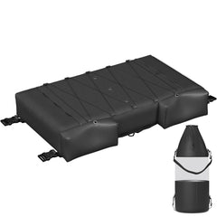 T-Top Storage Bag, for 6 Type II Life Jackets, w/ a Boat Trash Bag, 600D Oxford Fabric Life Vests Storage Bag for Most T-Top Boats, Bimini Tops and Pontoon Tops (Life Jackets not Included)