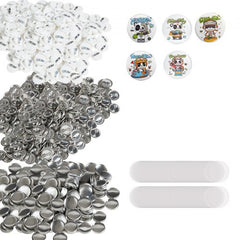 1" 25mm Button Badge Parts Supplies for Button Maker Machine 500 Sets