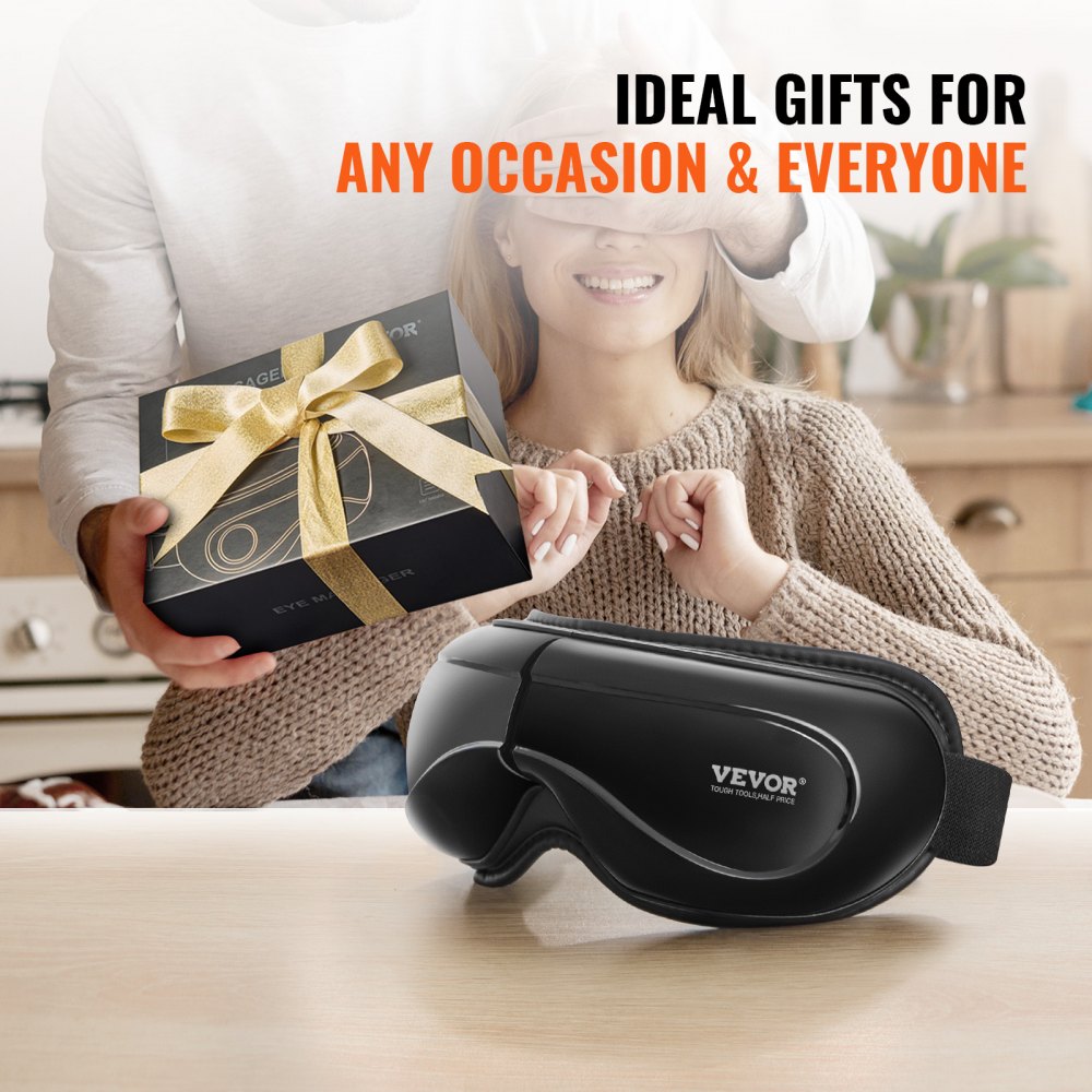 Eye Massager with Heat & Remote Eye Care Device 5 Modes Bluetooth Music