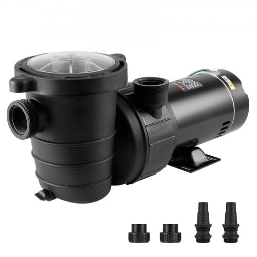 Above Ground Pool Pump, 1HP, 80 GPM Max. Flow Single Speed Swimming Pool Pump, 120V 3450 RPM 36 ft Max. Head Lift Pool Pump with Filter Basket, for Above Ground Pools Hot Tubs Spas,Tested to UL Standards