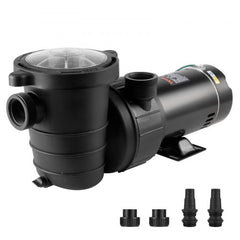Above Ground Pool Pump, 1HP, 80 GPM Max. Flow Single Speed Swimming Pool Pump, 120V 3450 RPM 36 ft Max. Head Lift Pool Pump with Filter Basket, for Above Ground Pools Hot Tubs Spas,Tested to UL Standards