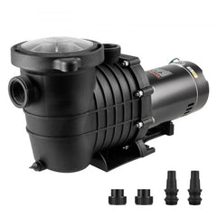 Above Ground Pool Pump, 1.5 HP, 100 GPM Single Speed Swimming Pool Pump, 110V/240V 3450 RPM 50.9 ft Max Head Pool Pump with Filter Basket, for Above Ground Pools Hot Tubs Spas,Tested to UL Standards