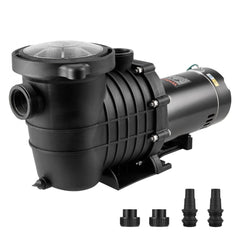 Above Ground Pool Pump, 1.5 HP, 100 GPM Single Speed Swimming Pool Pump, 110V/240V 3450 RPM 50.9 ft Max Head Pool Pump with Filter Basket, for Above Ground Pools Hot Tubs Spas,Tested to UL Standards