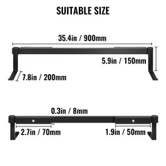 Window Box Brackets 88lbs Planter Box Brackets 35.4 x 7.8 x 5.9 in Black Planter Mounting Bracket Iron Material Black Window Box Hanger Bracket for Flower Box Durable Window Box Holder