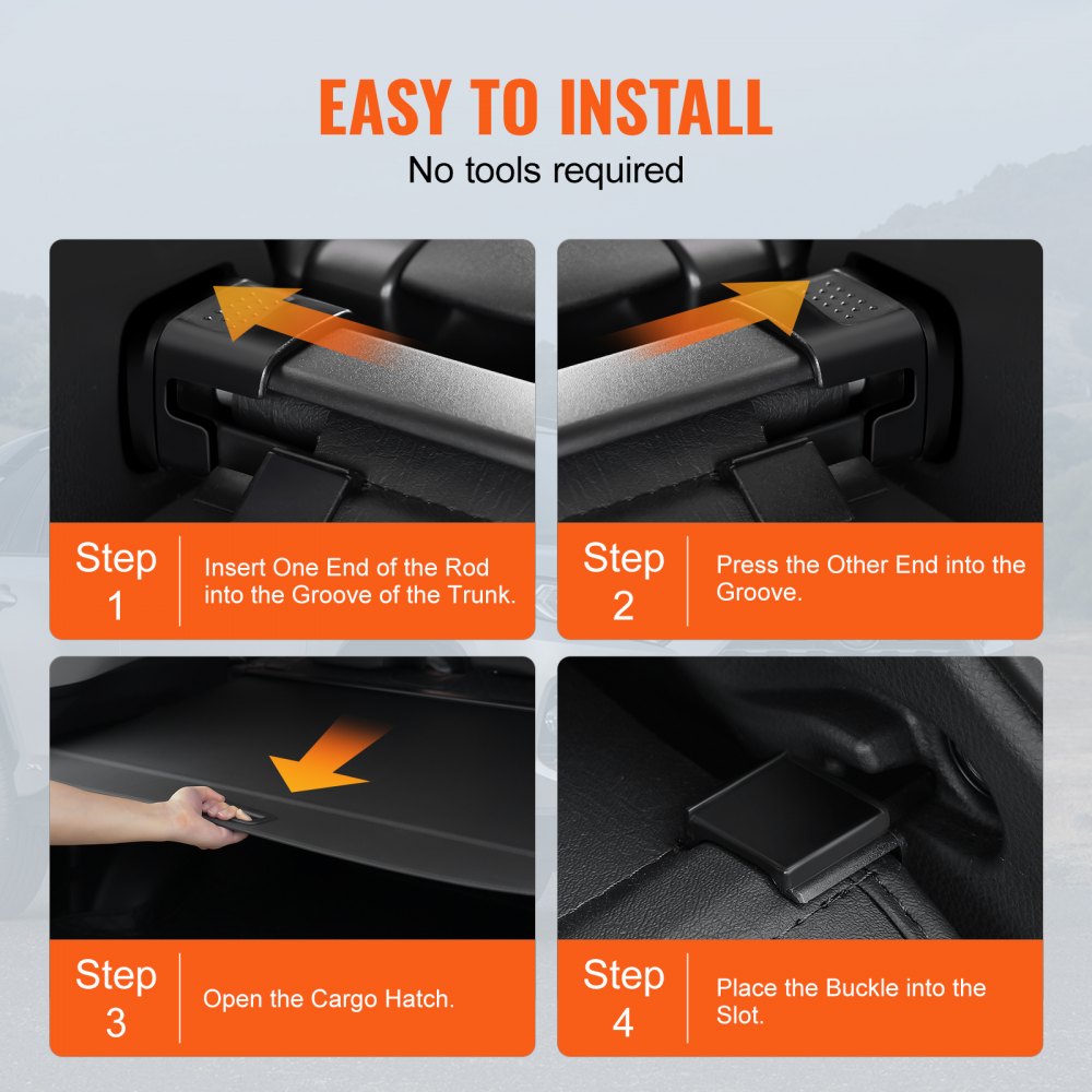 Retractable Cargo Cover for Toyota RAV4 2019-2024 Upgrade Rear Trunk Cover