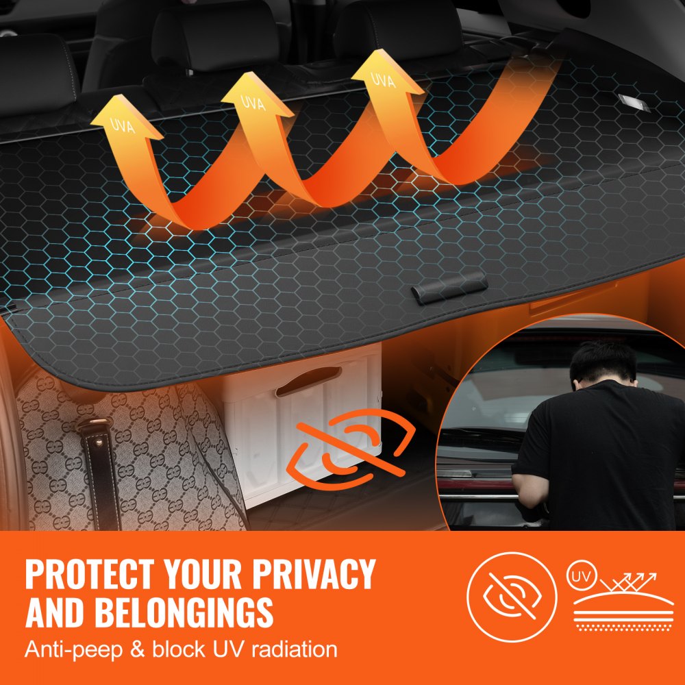 Retractable Cargo Cover for Honda CRV 2023-2024 Upgraded Rear Trunk Cover