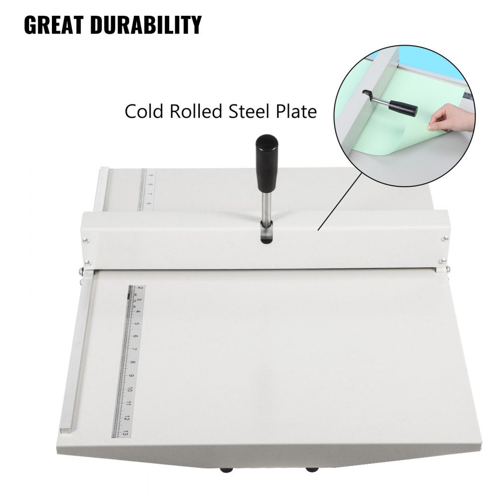 Manual Creaser 18Inch 460mm Creasing Machine High Gloss Covers Heavy Duty Creaser with 2 Magnetic Block for A4 Paper Card