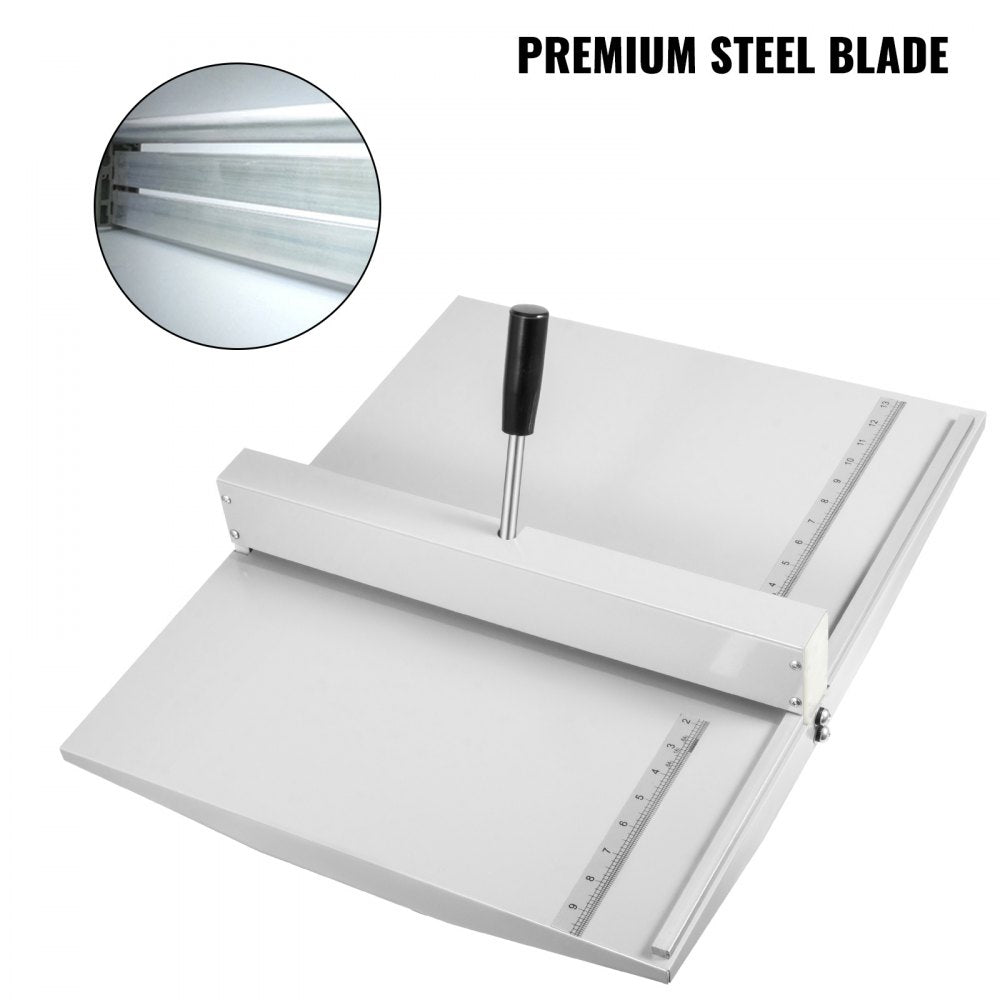 Manual Creaser 18Inch 460mm Creasing Machine High Gloss Covers Heavy Duty Creaser with 2 Magnetic Block for A4 Paper Card