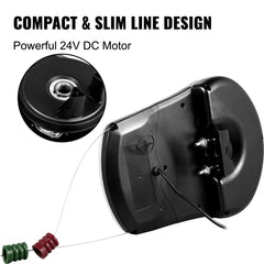 Garage Roller Door Opener, 800 N Lift Force 164 ft Remote Control, 110V Electric Roller Gate Opener, Auto Garage Roller Gate Opener Kit with 2 Remote, Apply for Garage Store
