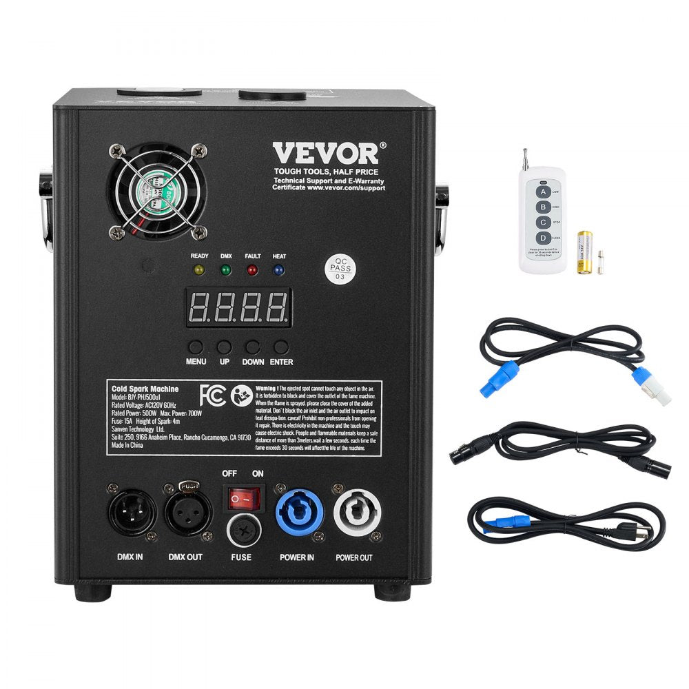 Cold Spark Firework Machine 500W 6.6-13ft Stage DJ Wedding Event Party