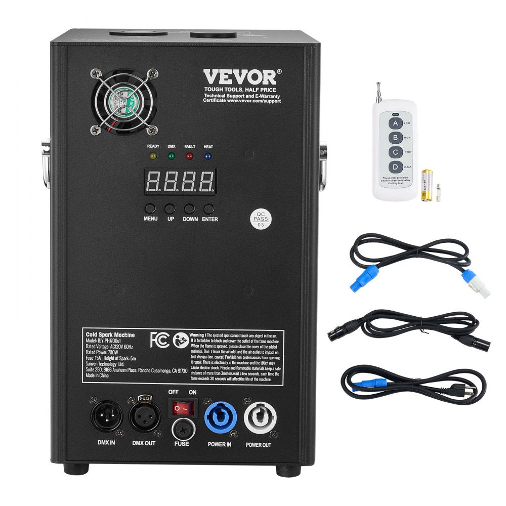 Cold Spark Firework Machine 700W 6.6-16.4ft Stage DJ Wedding Event Party