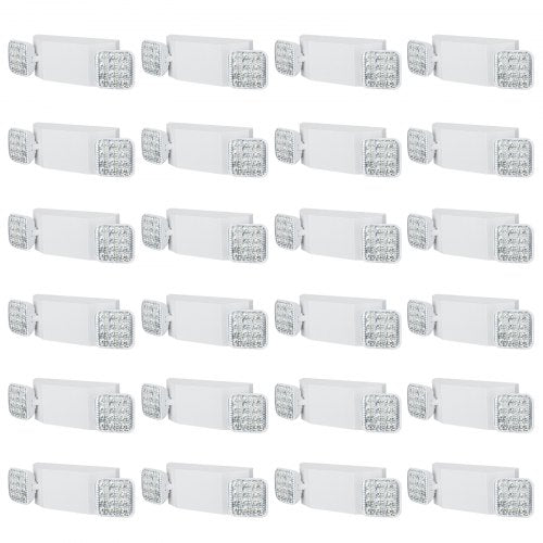 24 PCs Commercial Emergency Light LED Exit Lighting Fixture Backup Battery