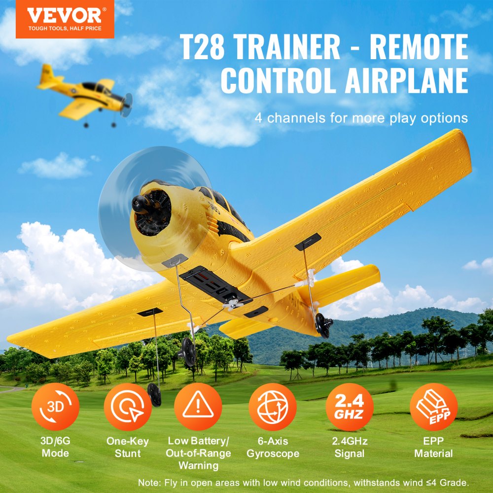 Christmas Gift！ RC Airplane Trainer Aircraft EPP Foam RC Plane Toy 2.4 GHz Remote Control