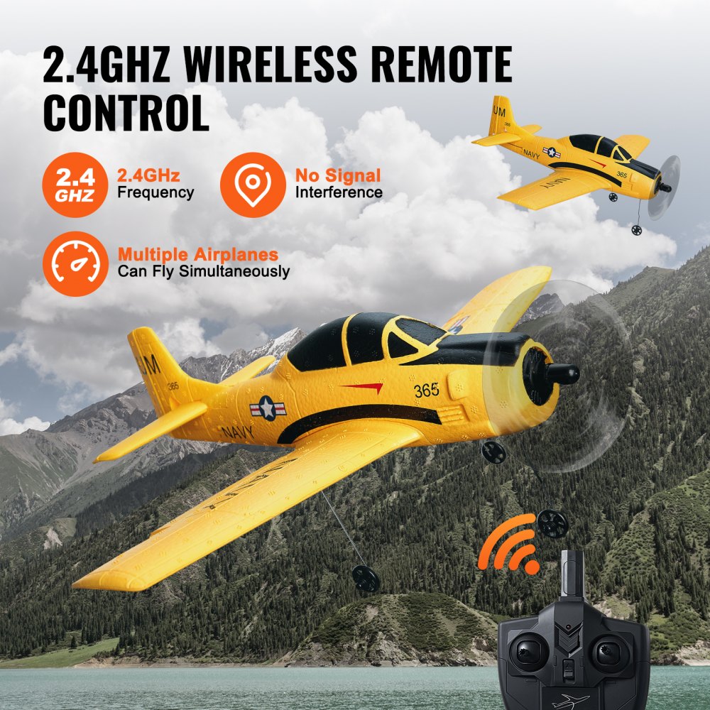 Christmas Gift！ RC Airplane Trainer Aircraft EPP Foam RC Plane Toy 2.4 GHz Remote Control