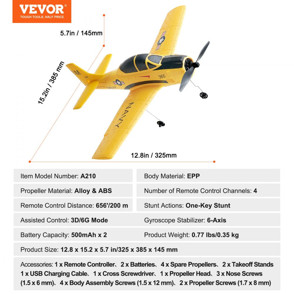 Christmas Gift！ RC Airplane Trainer Aircraft EPP Foam RC Plane Toy 2.4 GHz Remote Control