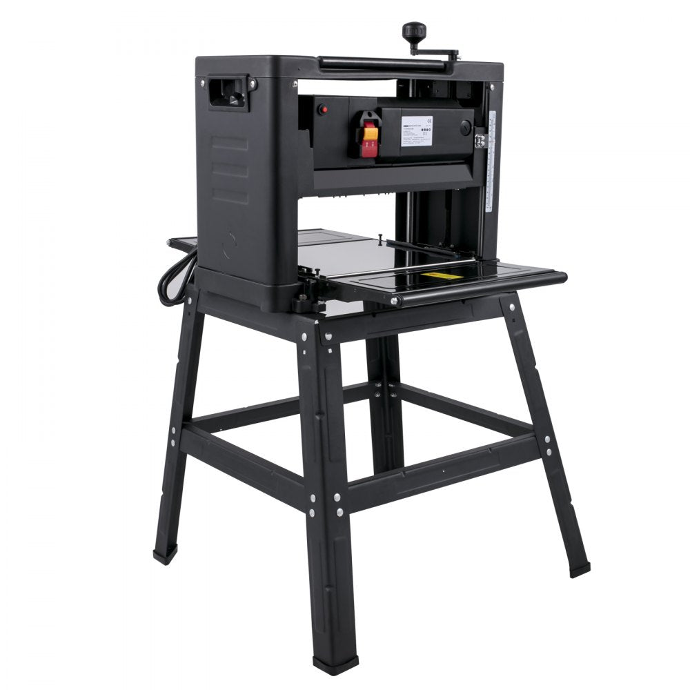 Bostome 12.5" thickness planer with a 2000W motor and adjustable cutting thickness.