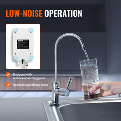 Bottled Water Dispenser Pump System , 110V 20ft US Plug High Flow Bottled Water Pump with Single Inlet , Water Dispenser Pump Compatible Use with Coffee/Tea Machines, Ice Makers