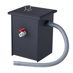 8LBS Commercial Grease Interceptor Trap Carbon Steel Waste Water Filter